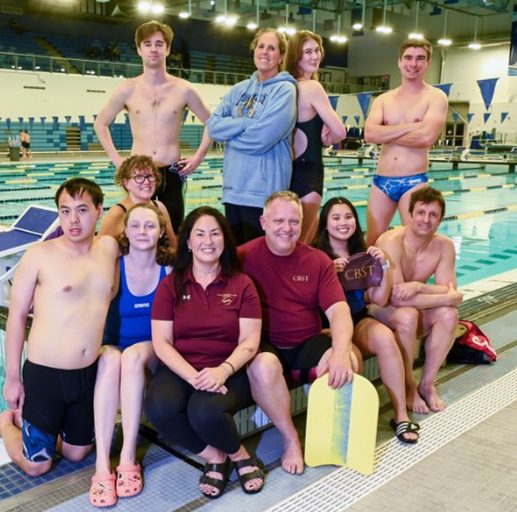 Cross Border Swim Training team photo