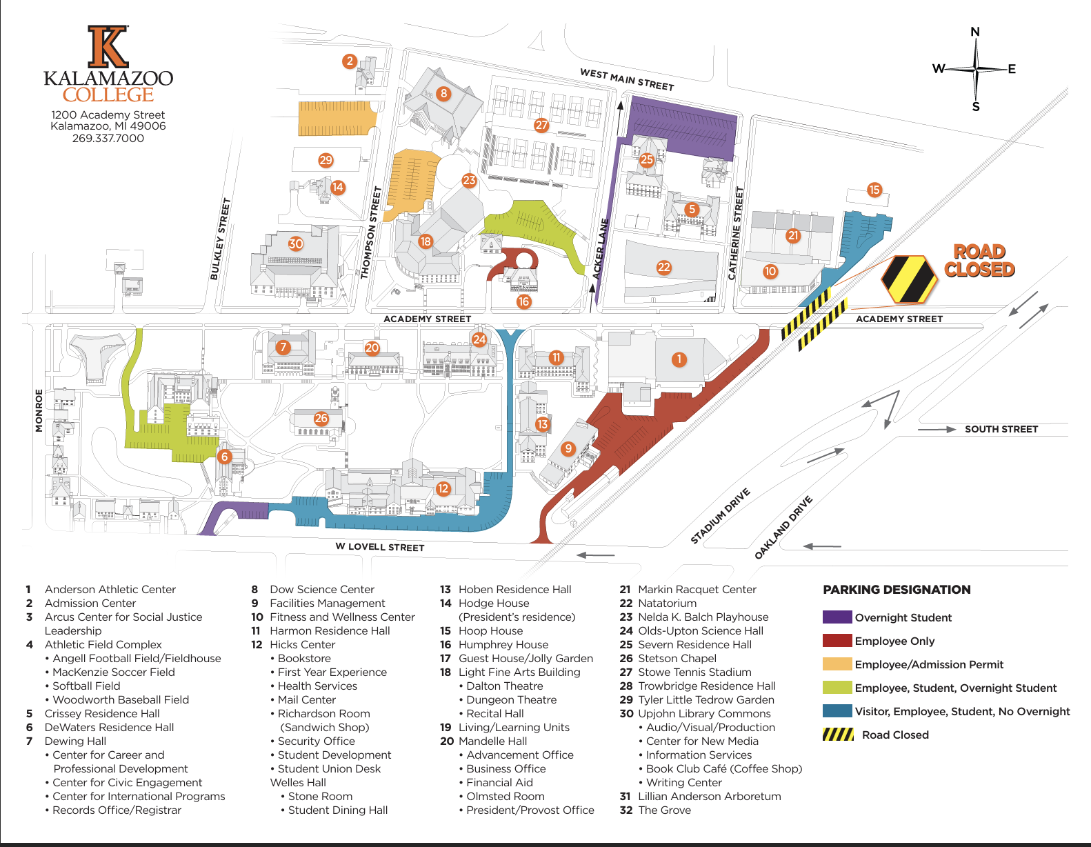 Kalamazoo Zoom Zoom map