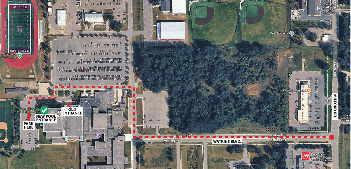 Milford Meltdown map
